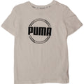 Camiseta PUMA Boys Graphic 9-10 Anos Algodão Branco
