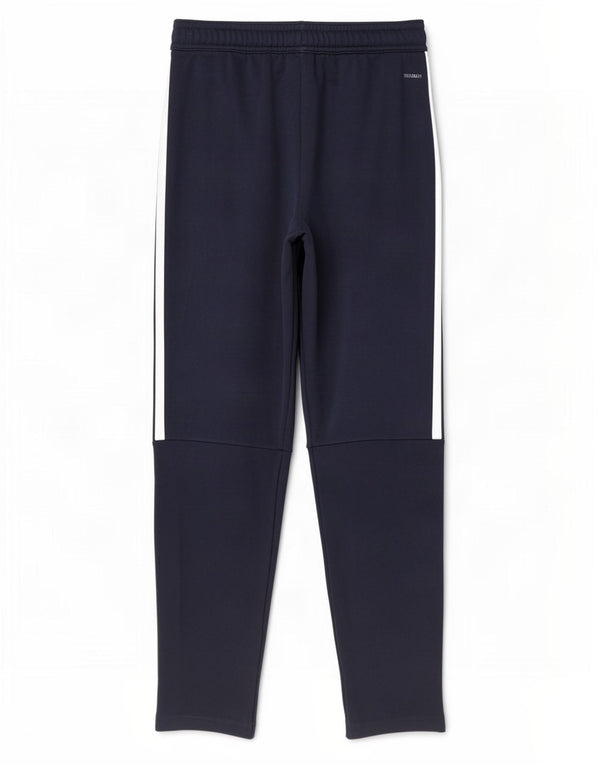 Calças de treino Adidas Boys Climalite 11-12 anos azul marinho poliéster