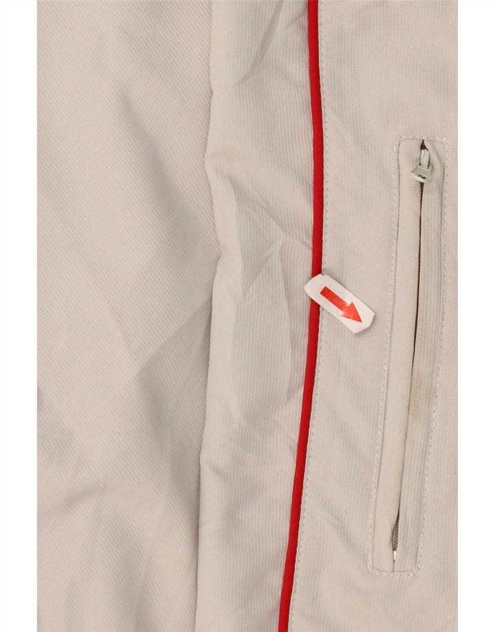 Jaqueta Asics Masculina Graphic Tracksuit Top Cinza Médio Poliéster