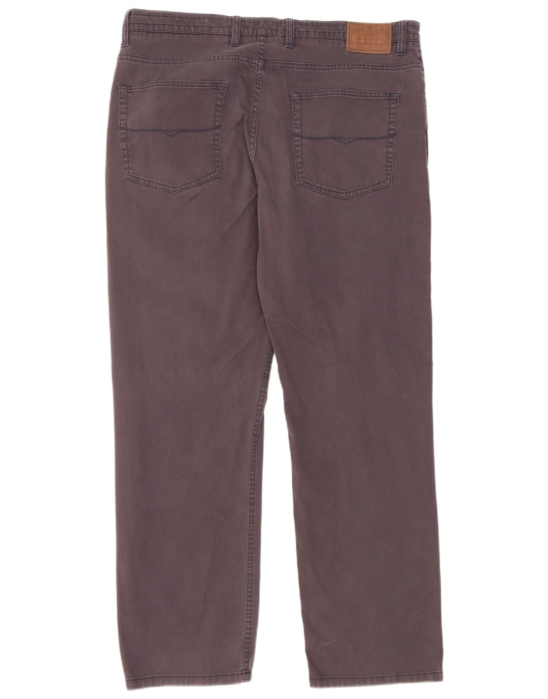 Calça casual masculina Marks & Spencer Blue Harbor W38 L31 azul marinho