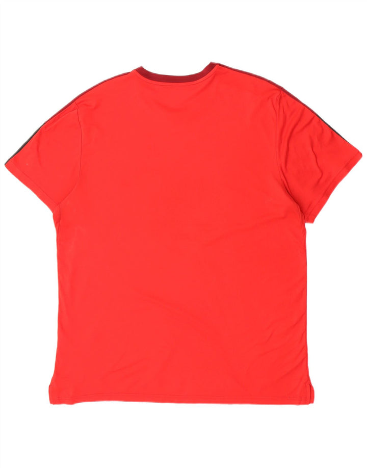 Camiseta masculina Nike Top XL vermelho colorblock poliéster