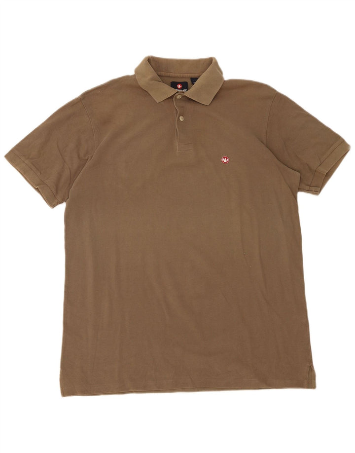 Camisa polo masculina MURPHY & NYE XL algodão cáqui