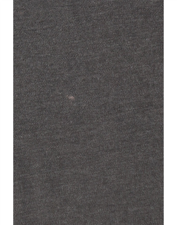 Camisa polo masculina KAPPA grande algodão cinza