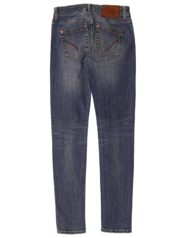 Dondup Jeans Skinny Feminino W28 L29 Azul Algodão