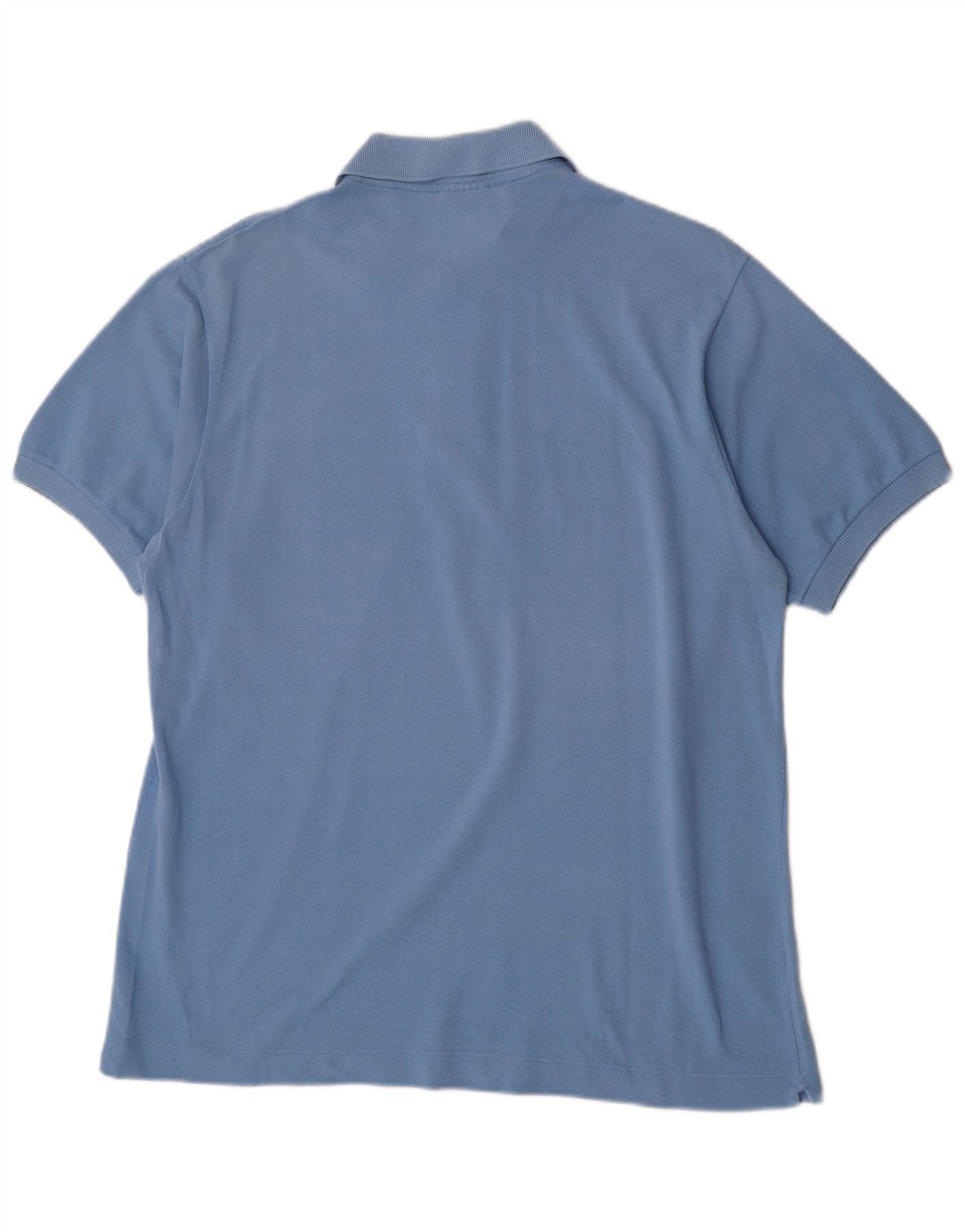 Camisa polo masculina Lacoste tamanho 5 grande algodão azul