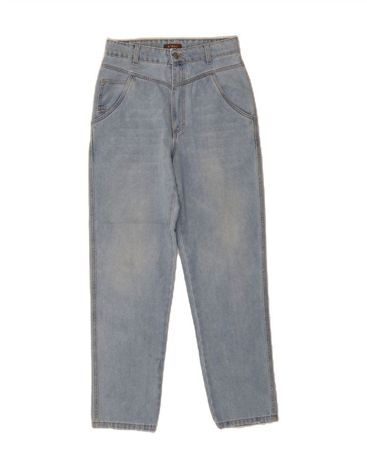 VINTAGE Womens Tapered Jeans W28 L30 Blue Cotton Vintage Vintage and Second-Hand Vintage from Messina Hembry 