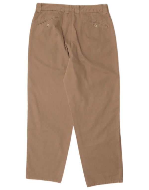 Calça Chino Cônica Masculina Vintage W34 L29 Bege
