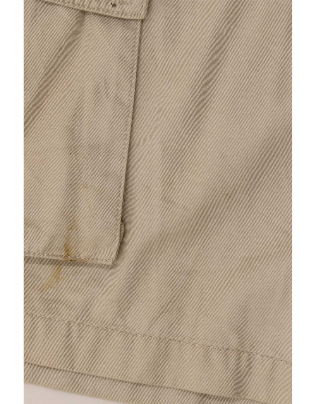 Shorts cargo masculino vintage grande W30 bege