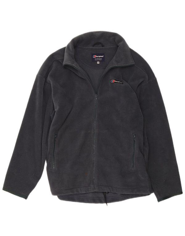 Jaqueta de lã masculina Berghaus UK 40 grande poliéster azul marinho