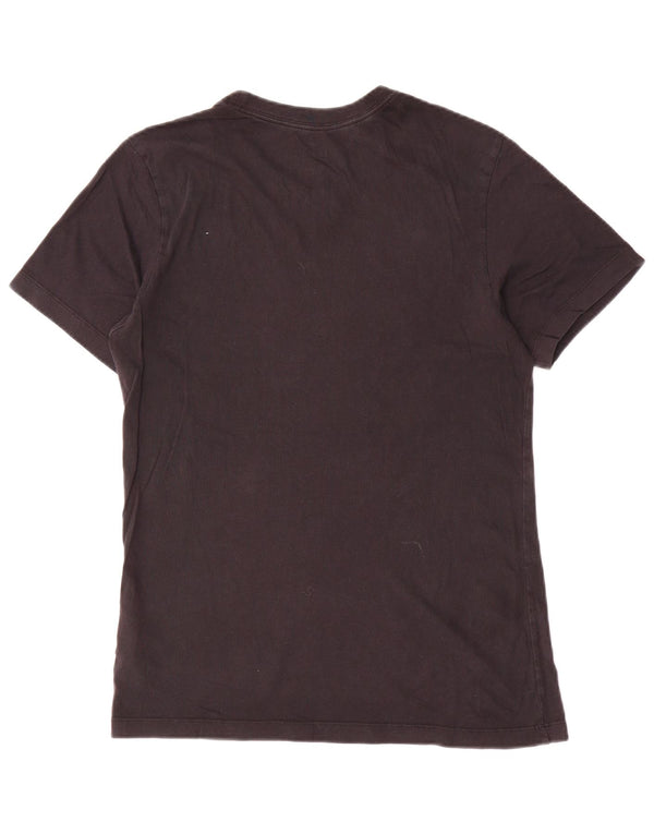 Camiseta Nike masculina gráfica top pequeno algodão preto