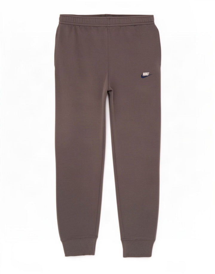 Calça de treino masculina Nike joggers cinza médio algodão