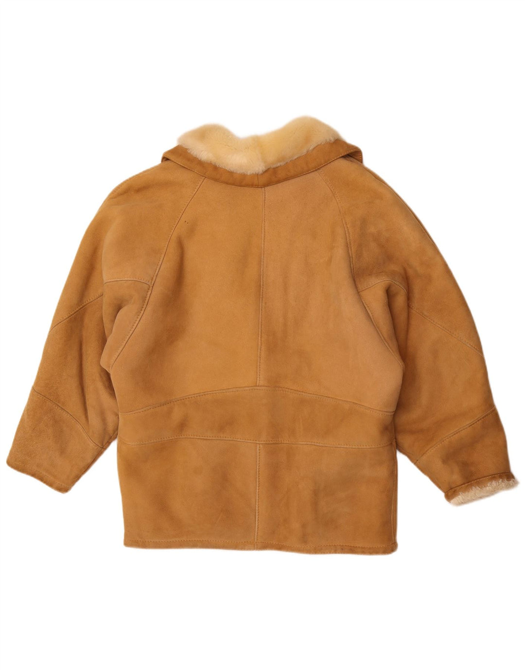 Jaqueta feminina de shearling superdimensionada Conbipel IT 42 marrom médio