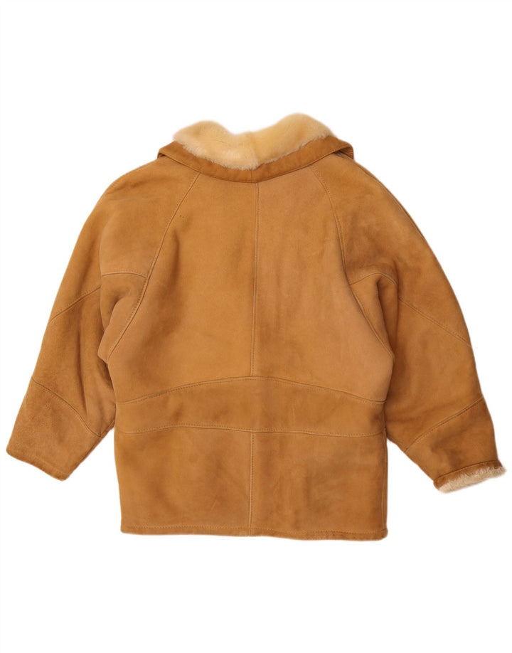 Jaqueta feminina de shearling superdimensionada Conbipel IT 42 marrom médio