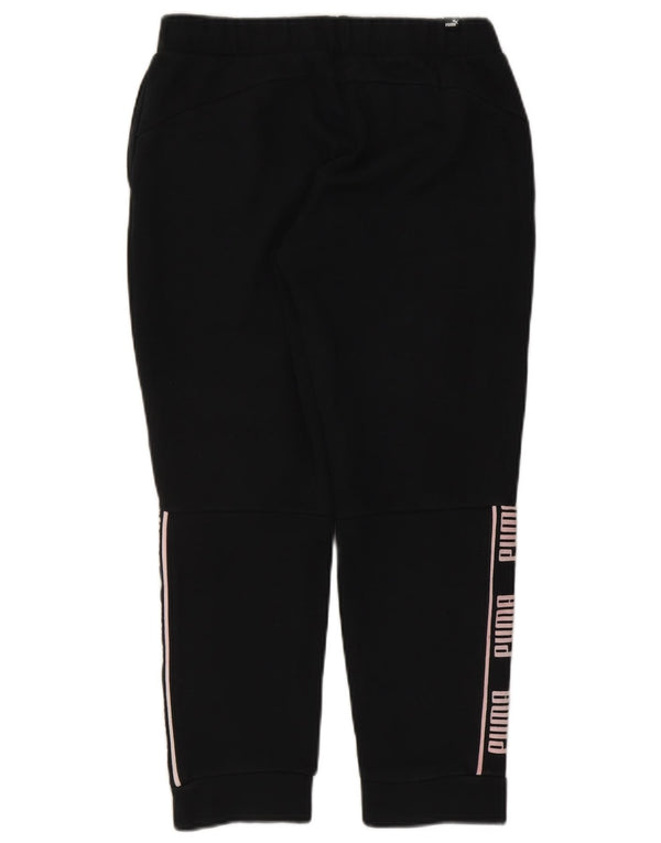 Calça esportiva feminina Puma Graphic Joggers UK 10 pequena preta