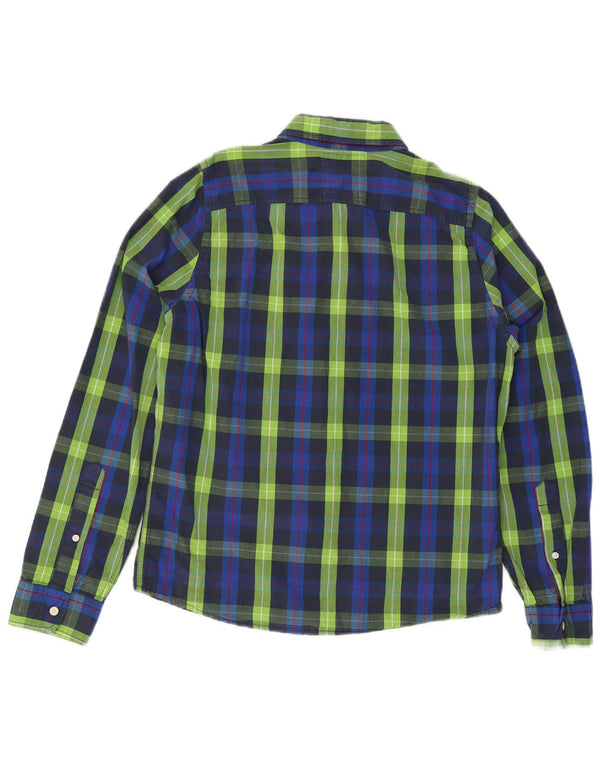 Camisa masculina Hollister XL xadrez azul