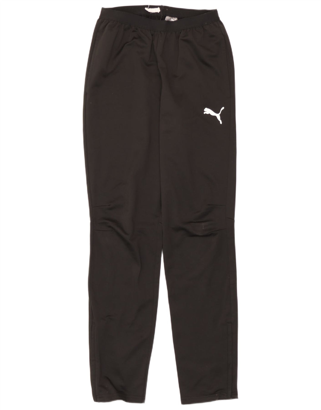 Calça de treino masculina Puma pequena preta poliéster
