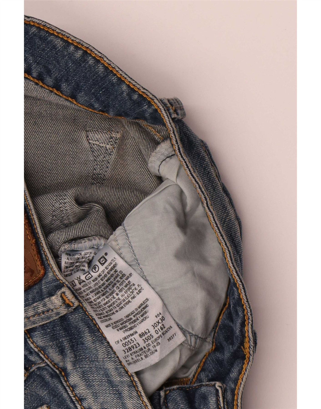 Calça jeans feminina Levi's W30 L30 azul algodão