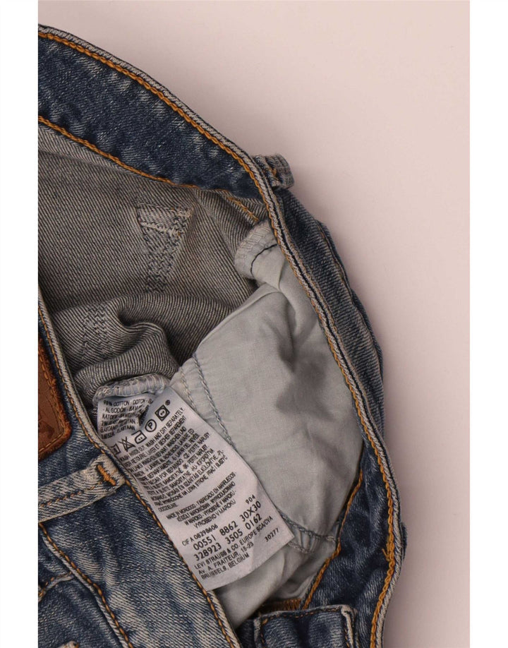 Calça jeans feminina Levi's W30 L30 azul algodão
