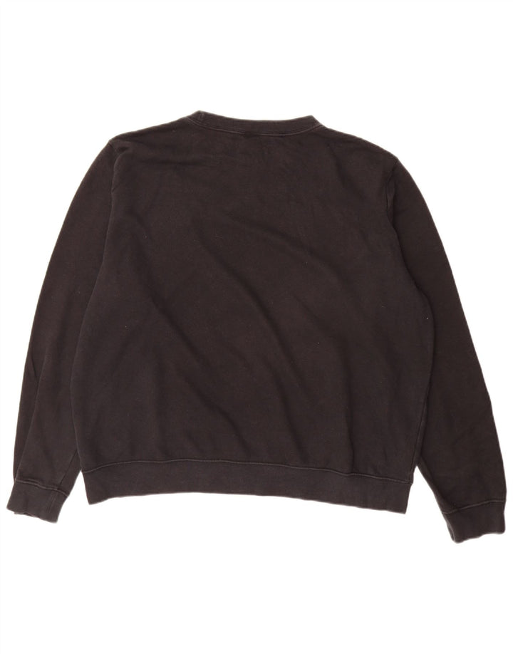 NIKE Mens Moletom Jumper Grande Algodão Preto