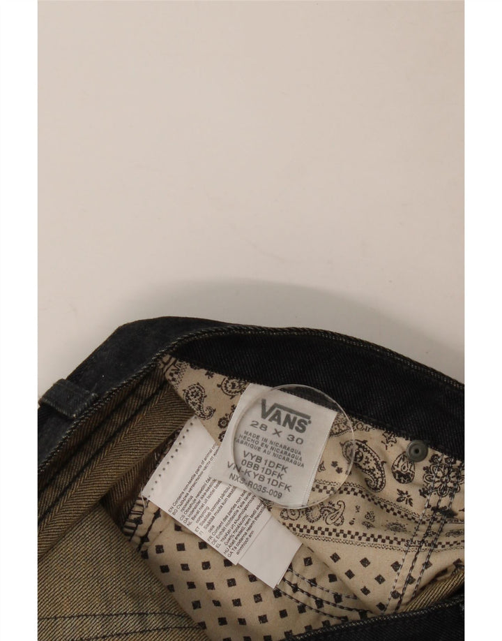 Vans Masculino Straight Jeans W28 L25 Azul Marinho Algodão