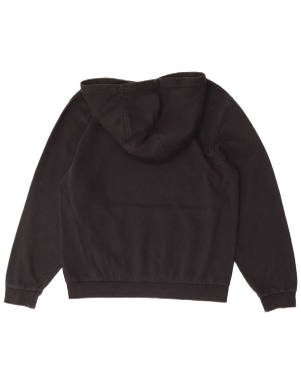 Jumper com capuz gráfico Nike Boys 13-14 anos XL preto algodão