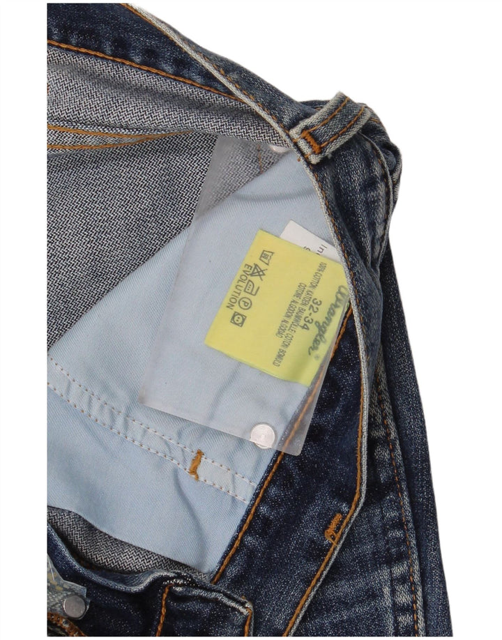 Wrangler Masculino Evolution Straight Jeans W32 L34 Azul Algodão