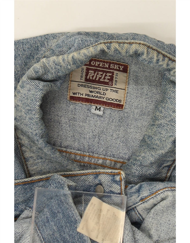 Jaqueta jeans masculina Rifle UK 38 algodão azul médio