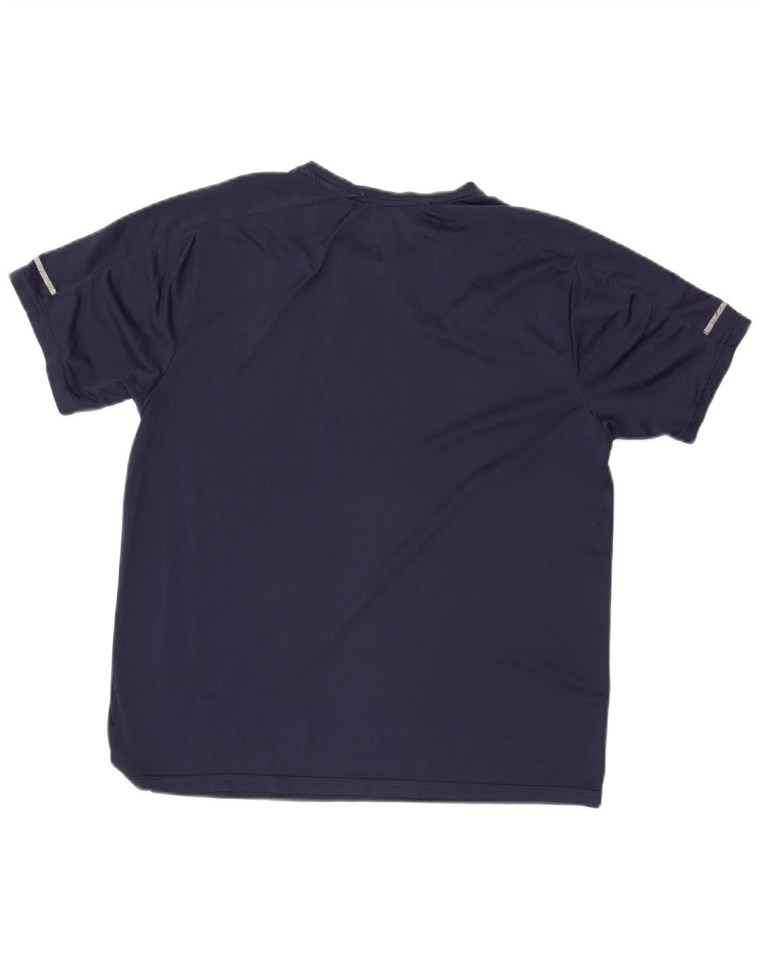 Camiseta masculina New Balance grande poliéster azul marinho