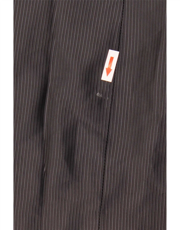 Jaqueta blazer masculina Carlo Pignatelli com 4 botões IT 50 listras pretas grandes