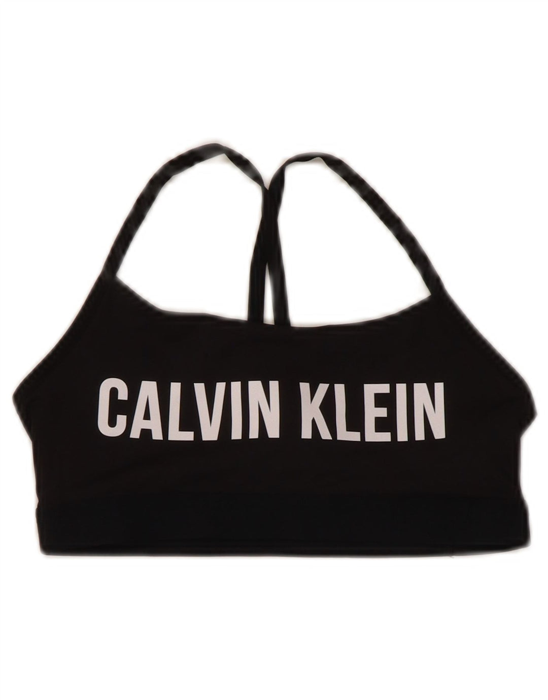 Sutiã esportivo gráfico feminino CALVIN KLEIN Reino Unido 8 pequeno preto