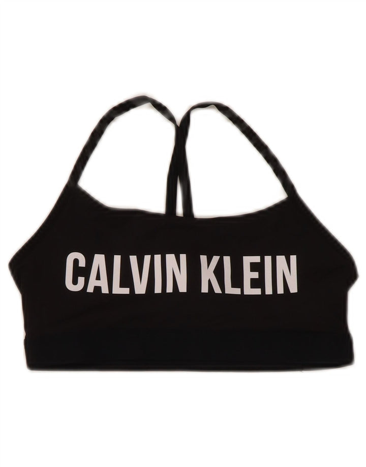 Sutiã esportivo gráfico feminino CALVIN KLEIN Reino Unido 8 pequeno preto