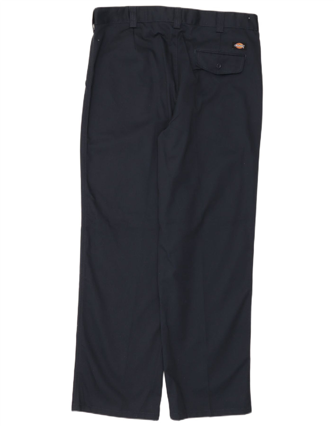 Calças Chino retas masculinas Dickies W38 L31 poliéster preto