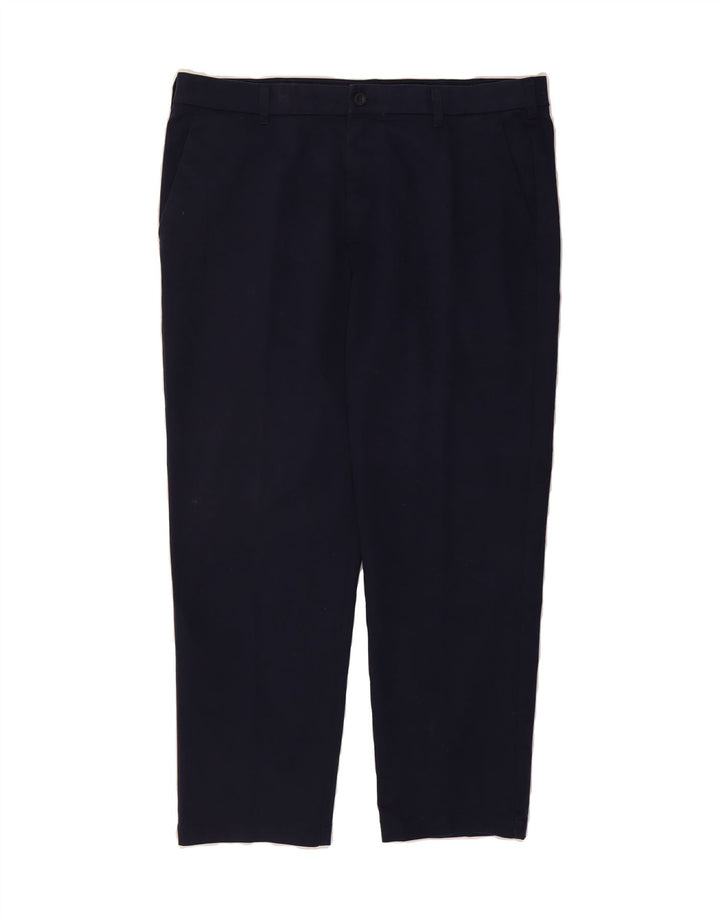 IZOD Mens Straight Chino Trousers W40 L30 Navy Blue Cotton Vintage Izod and Second-Hand Izod from Messina Hembry 