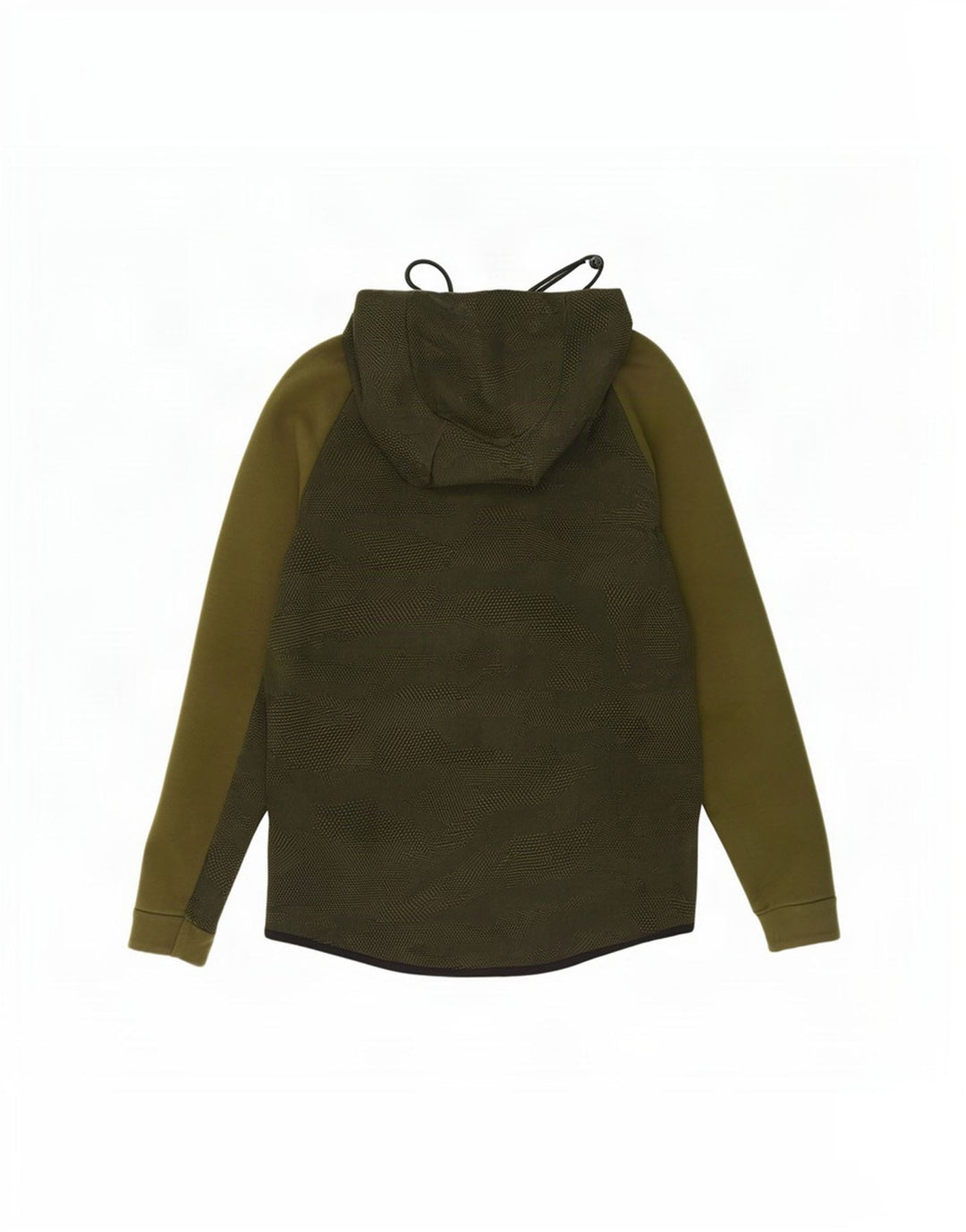 Suéter Nike masculino com capuz e zíper médio cáqui algodão camuflado