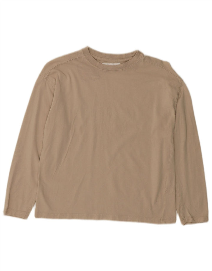 ZARA Meninas Top Manga Comprida 9-10 Anos Bege