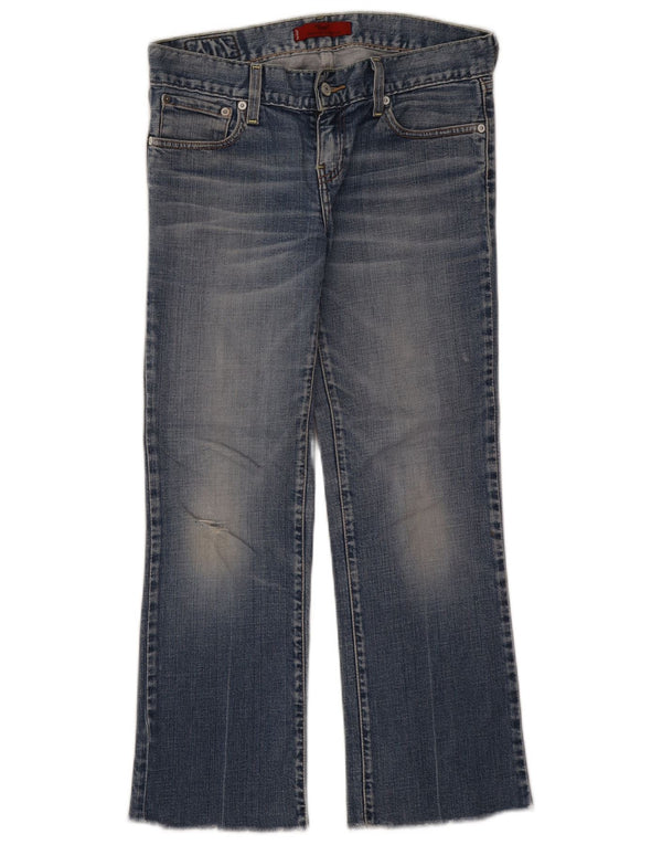 Levi's Womens Eve Straight Jeans W30 L26 Azul Algodão