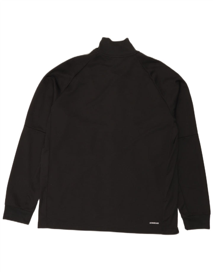 Adidas Mens Aeroready Tracksuit Top Jaqueta XL Preto Poliéster