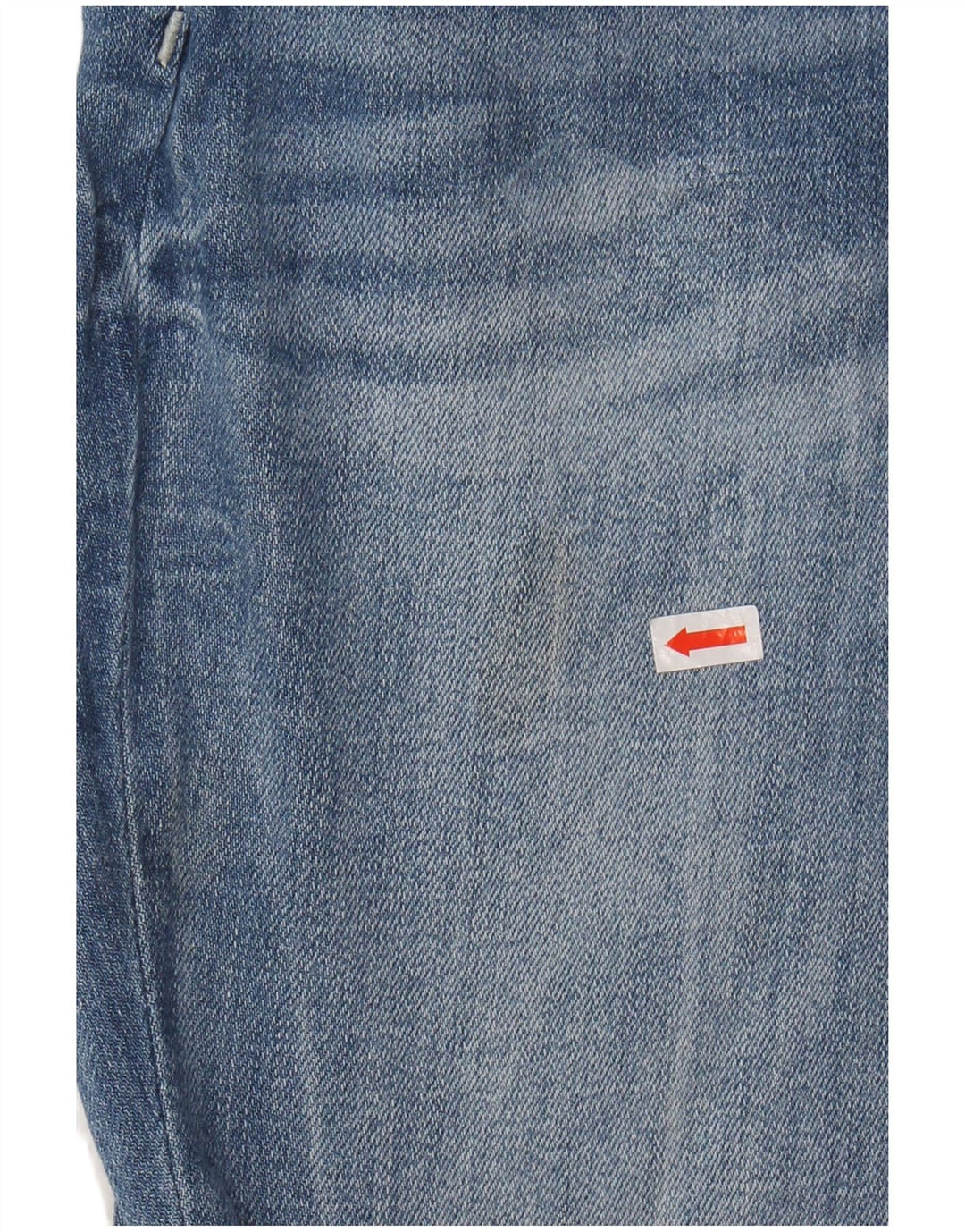 Calça jeans feminina BKE Payton de cintura média desgastada W29 L26 algodão azul