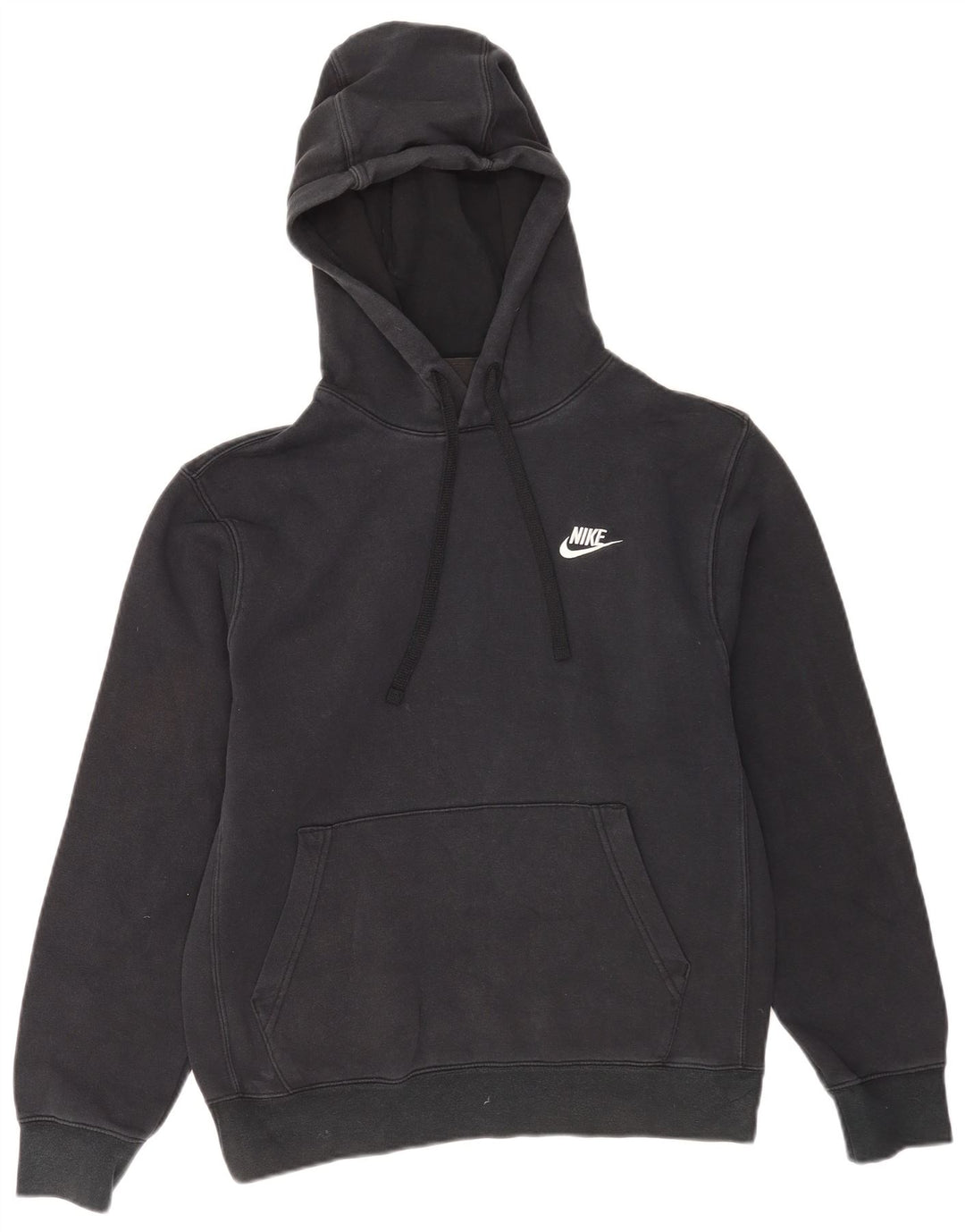 Nike Mens Hoodie Jumper Pequeno Algodão Preto