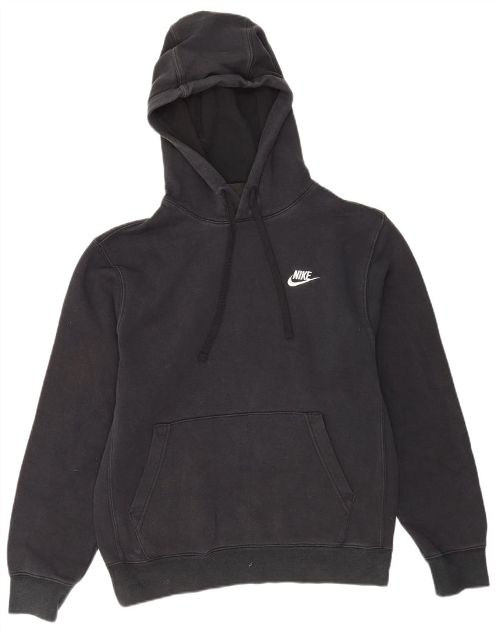 Nike Mens Hoodie Jumper Pequeno Algodão Preto