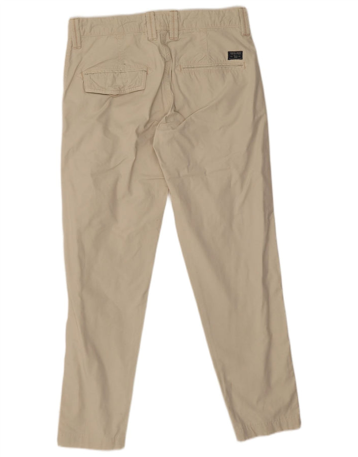Calças Chino Slim Masculina Woolrich W31 L27 Bege