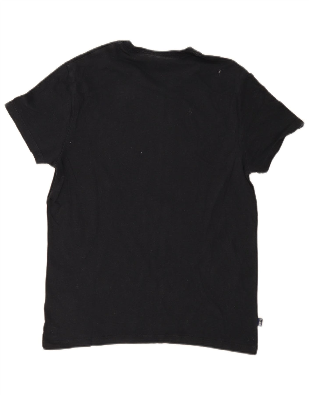 Camiseta masculina Superdry Top médio algodão preto