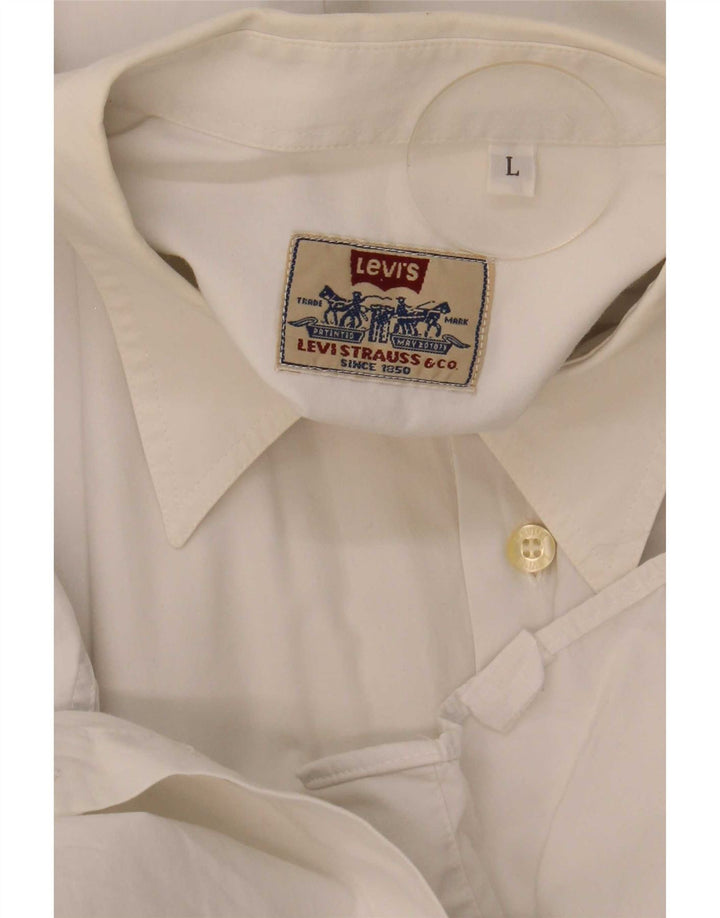 Camisa masculina Levi's grande branca