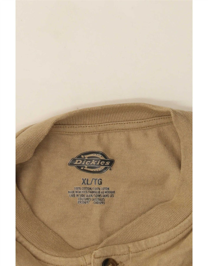 Camiseta masculina regular Dickies Top XL algodão bege