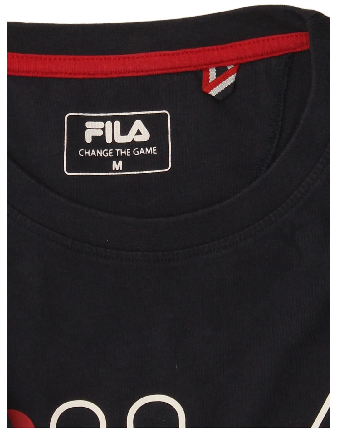 Camiseta masculina Fila Graphic Top médio azul marinho