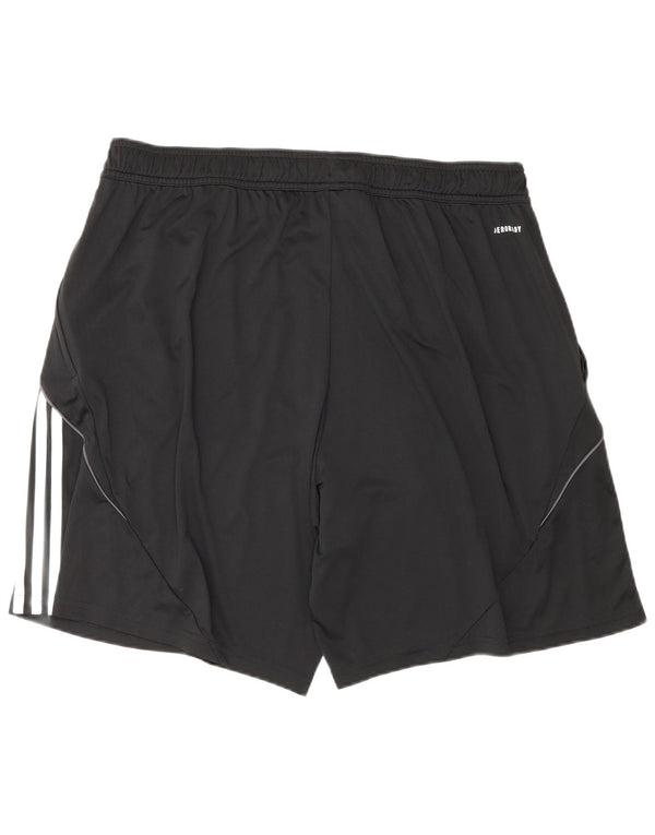 Shorts esportivos masculinos Adidas Regular Fit 2XL poliéster preto