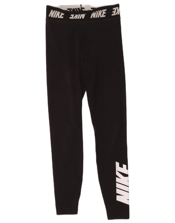 Leggings Nike Feminino UK 10 Pequeno Poliéster Preto