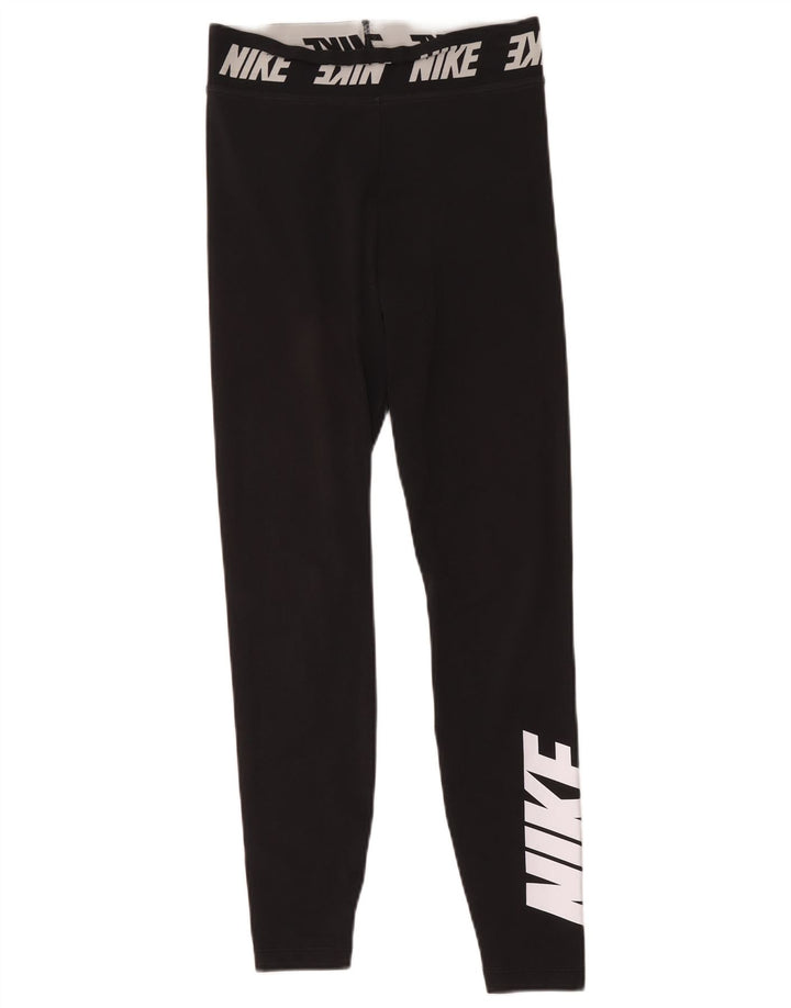 Leggings Nike Feminino UK 10 Pequeno Poliéster Preto