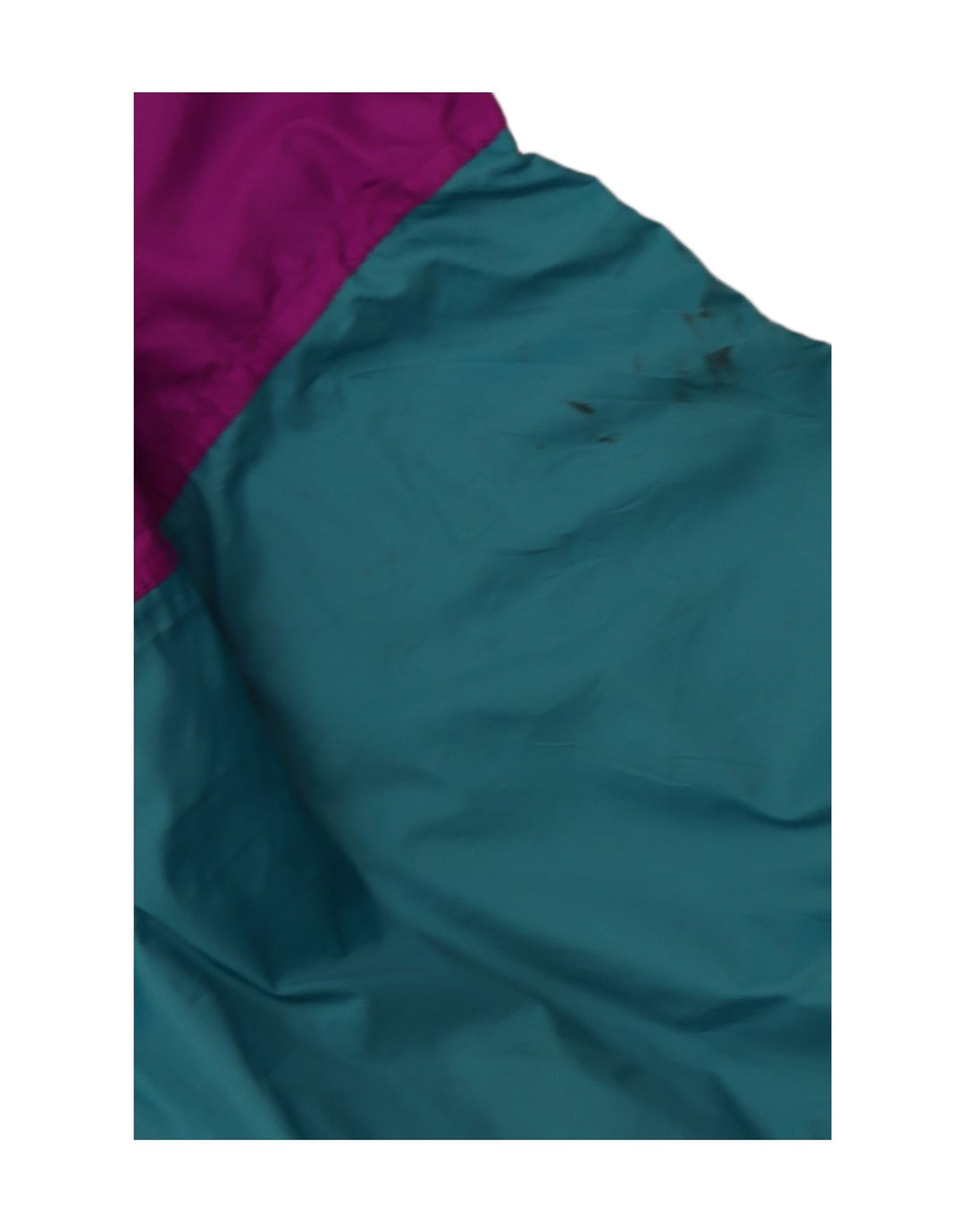 Jaqueta de chuva feminina com capuz J JEANTEX UK 44/46 2XL roxo colorblock