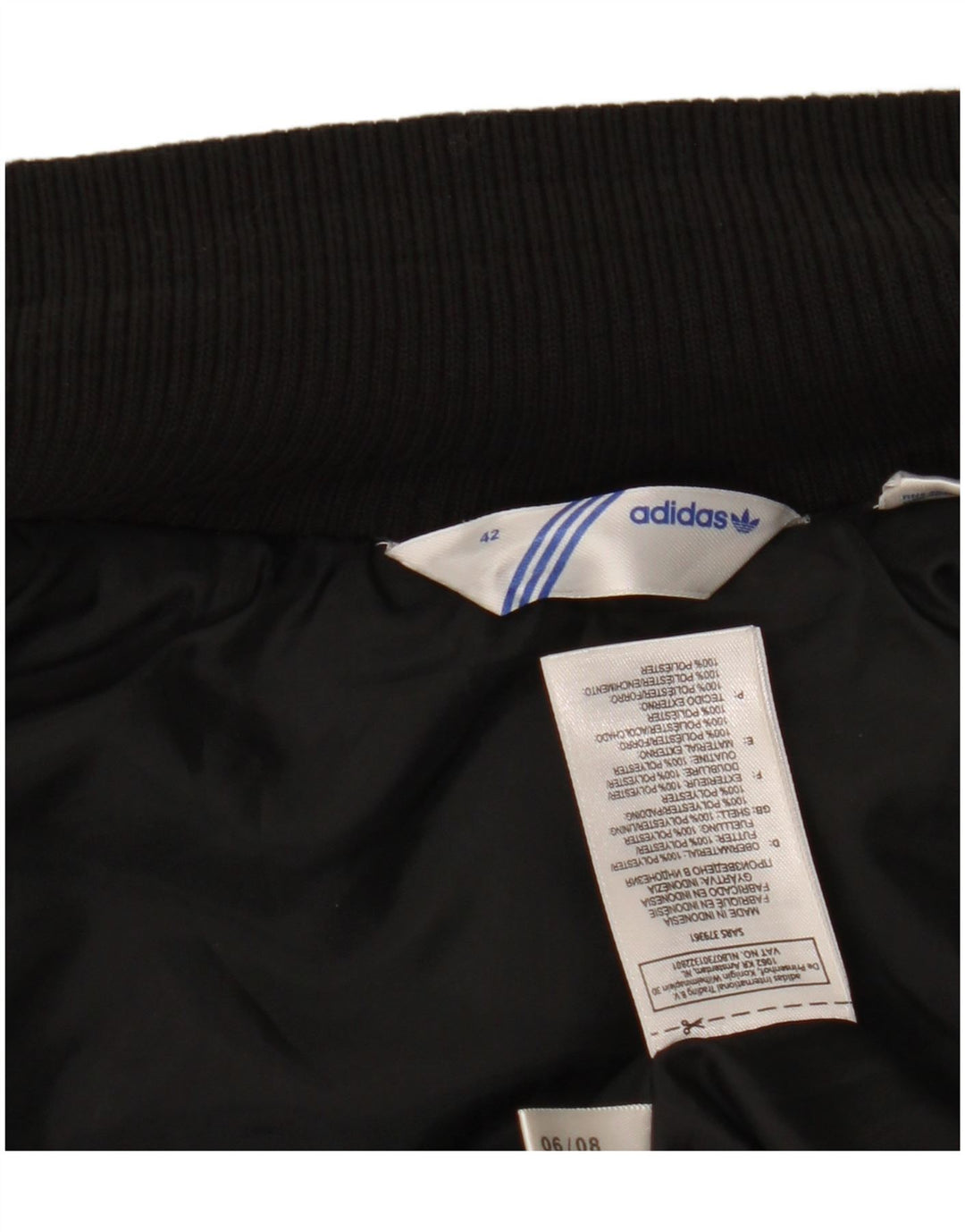 Colete acolchoado feminino ADIDAS IT 42 médio preto poliéster